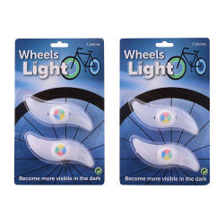 Bike Fun Spoke lighting, 2 pieces on card (ctn 12 pcs)