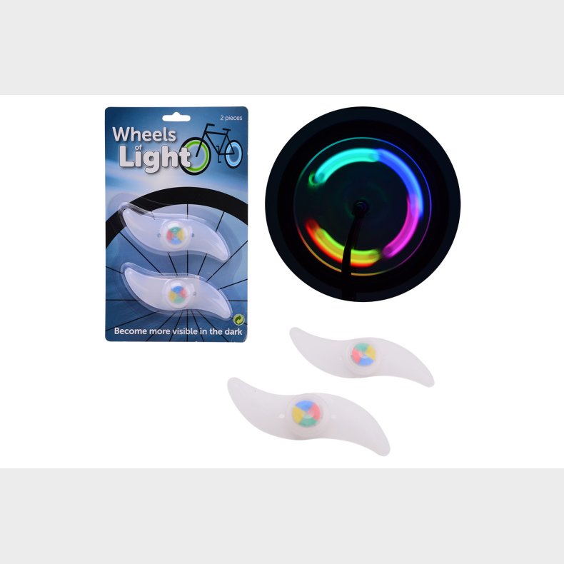 Bike Fun Spoke lighting, 2 pieces on card (ctn 12 pcs)