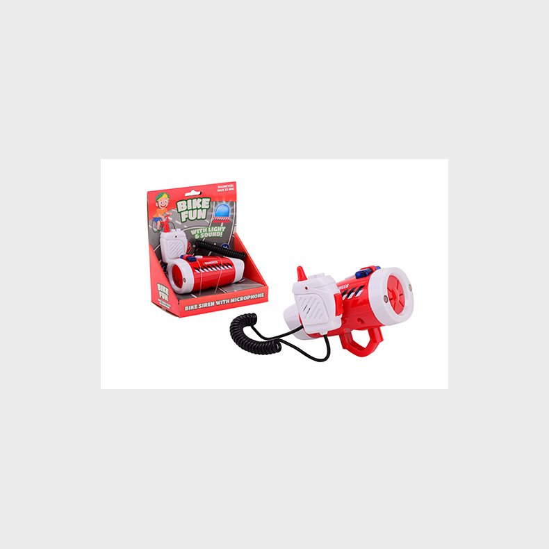 Bike Fun fire siren with microphone (ctn 6 pcs)