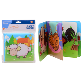 Happy World bathbook farm (ctn 12 pcs)