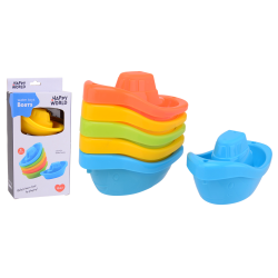 Happy World 6 boats in windowbox (ctn 12 pcs)