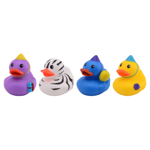 Happy World bath duck in display (ctn 12 pcs)