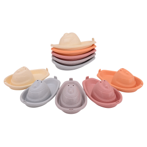 Happy World bio plastic bath boats in box, 5 pcs (ctn 12 pcs)