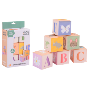 Happy World soft ball in soft colors, 2 assorted (ctn 12 pcs)