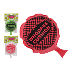 Jolly Jokes whoopy cushion, 3 assorted (ctn 12 pcs)