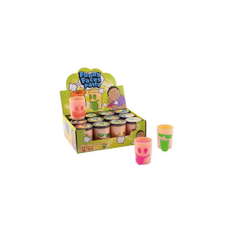 Funtoy funny face putty (ctn 12 pcs)