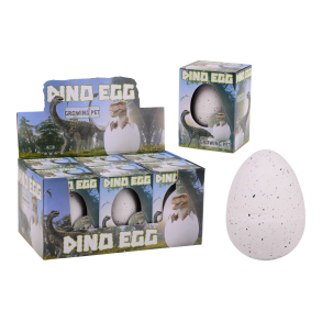 Mega growing Dino Egg in box 4 assorted (ctn 6 pcs)