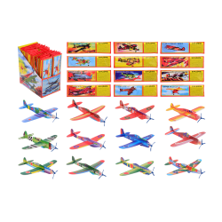 EVA planes in display 12 assorted (ctn 48 pcs)