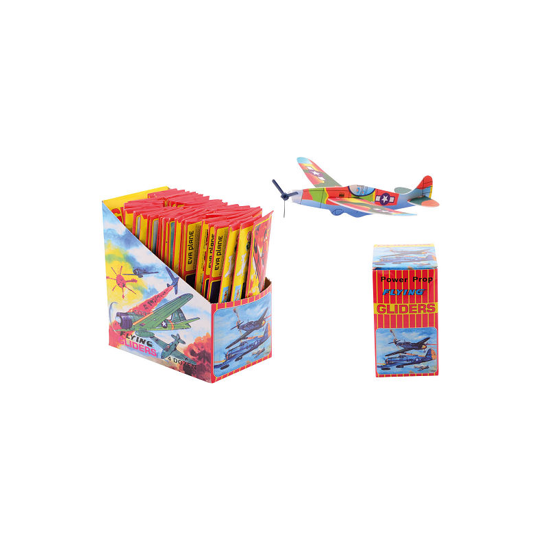 EVA planes in display 12 assorted (ctn 48 pcs)