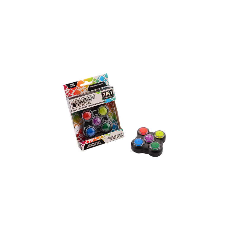 Memory &amp; Follow me game with light and sound 2in1(ctn 12 pcs)