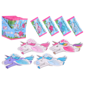 Unicorn EVA airplanes in display, 4 assorted (ctn 48 pcs)