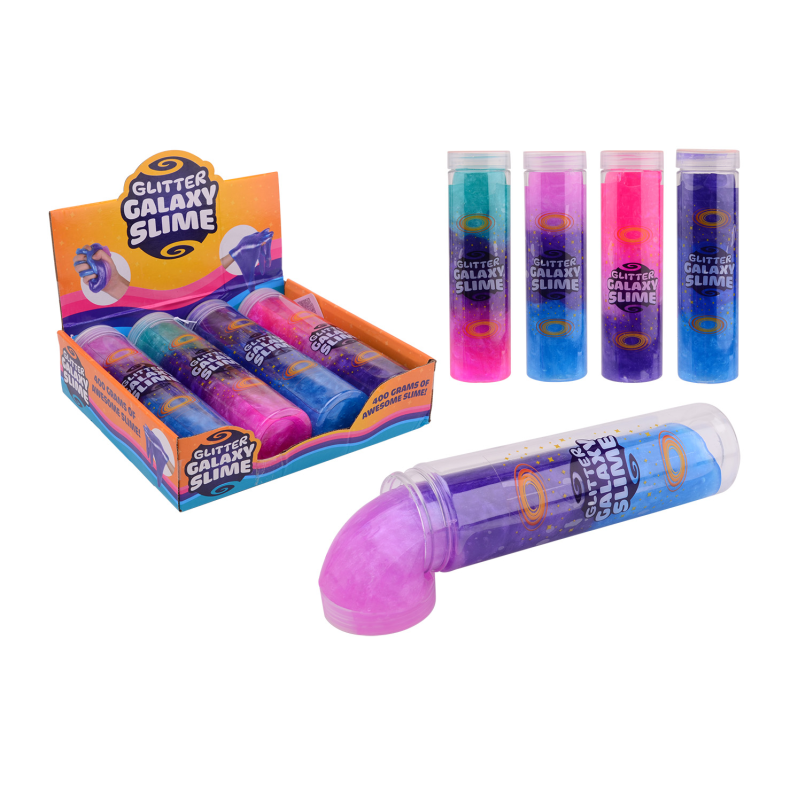 Galaxy Slime in tube, 400 gram in display (ctn 4 pcs)