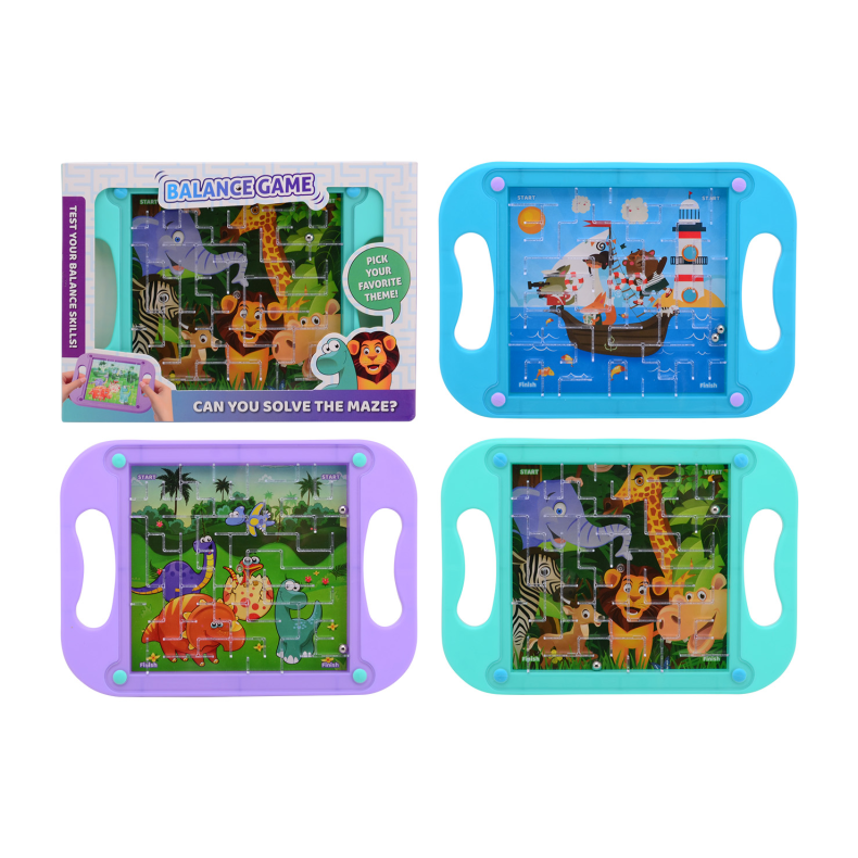 Exercise your mind maze cube in box, 3 assorted (ctn 24 pcs)