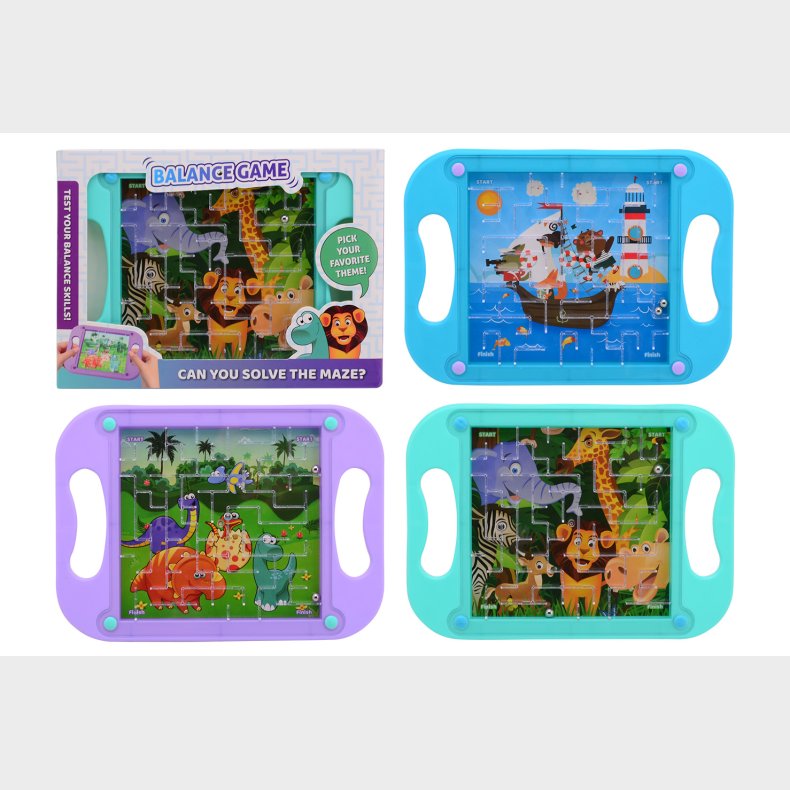 Exercise your mind maze cube in box, 3 assorted (ctn 24 pcs)