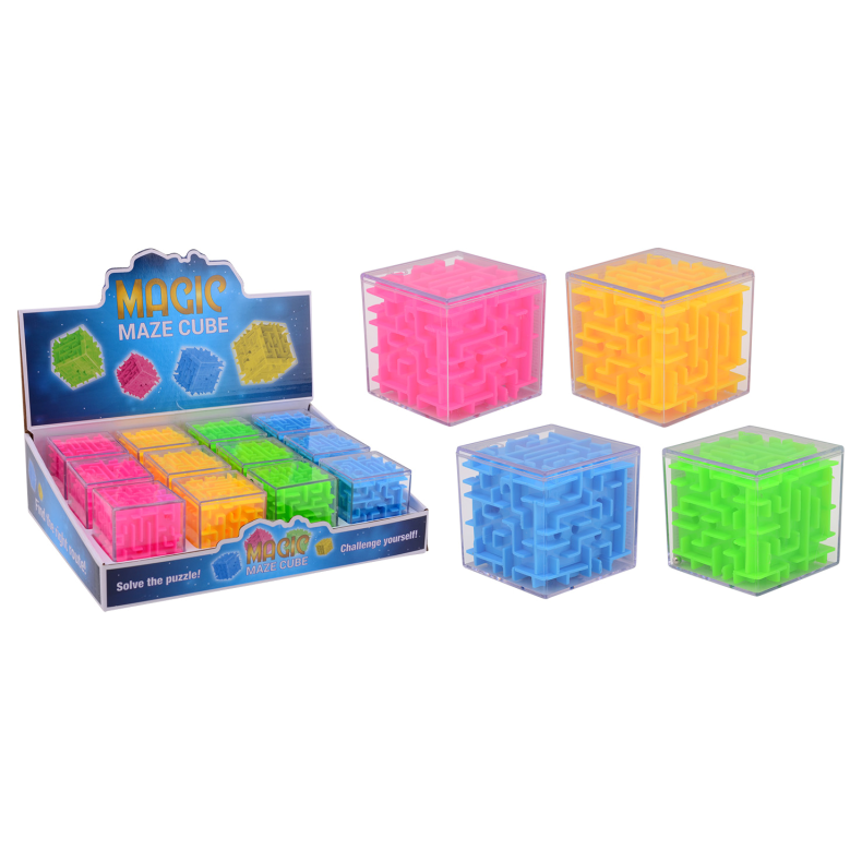 Exercise your mind maze cube 4 assorted