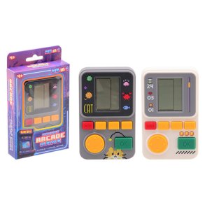 Retro brick game in box,  2 assorted,12in a display
