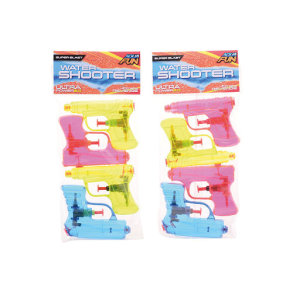 Aqua Fun watershooter 4-pack shooter &plusmn; 11cm (ctn 24 pcs)