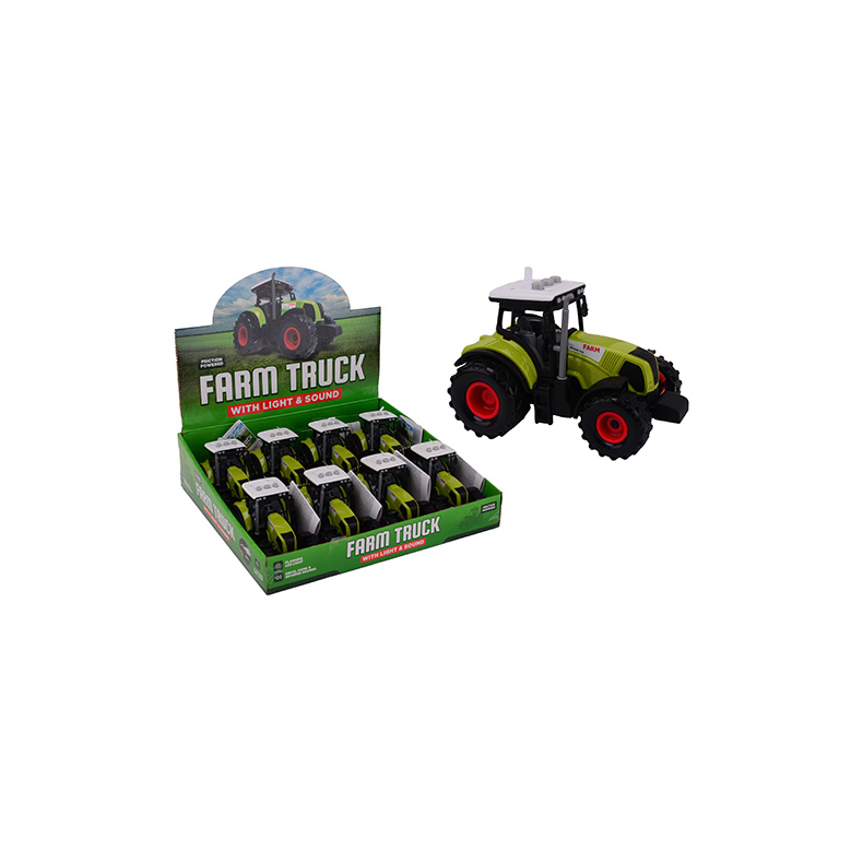 Junior Farming tractor friction with light and sound (ctn 8 pcs)