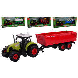 Junior Farming tractor playset with friction, light and sound (ctn 4 pcs)