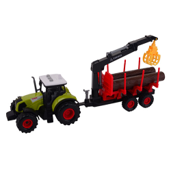 Junior Farming tractor playset with friction, light and sound (ctn 4 pcs)
