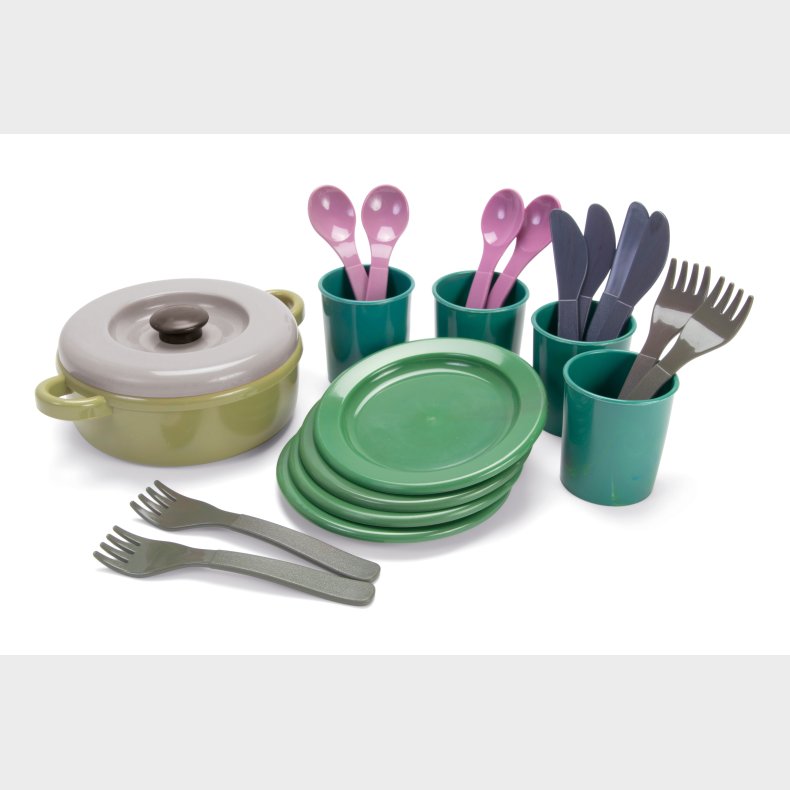Dantoys - Green Bean dinner set (ctn 8 pcs)