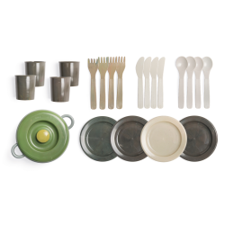 Dantoys - Green Bean dinner set (ctn 8 pcs)