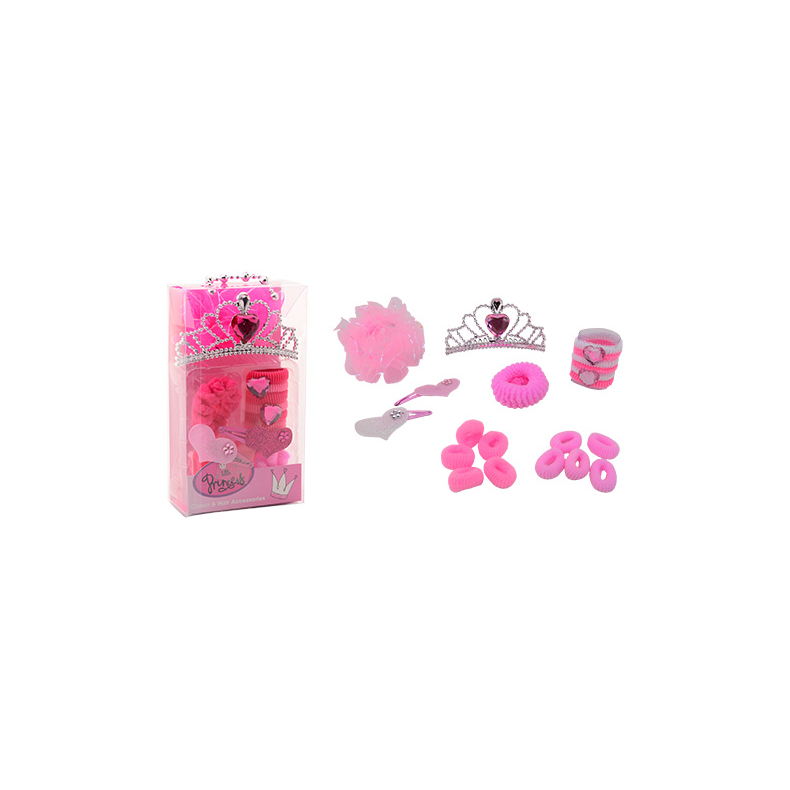 Princess Secret crown and hair accessories (ctn 12 pcs)
