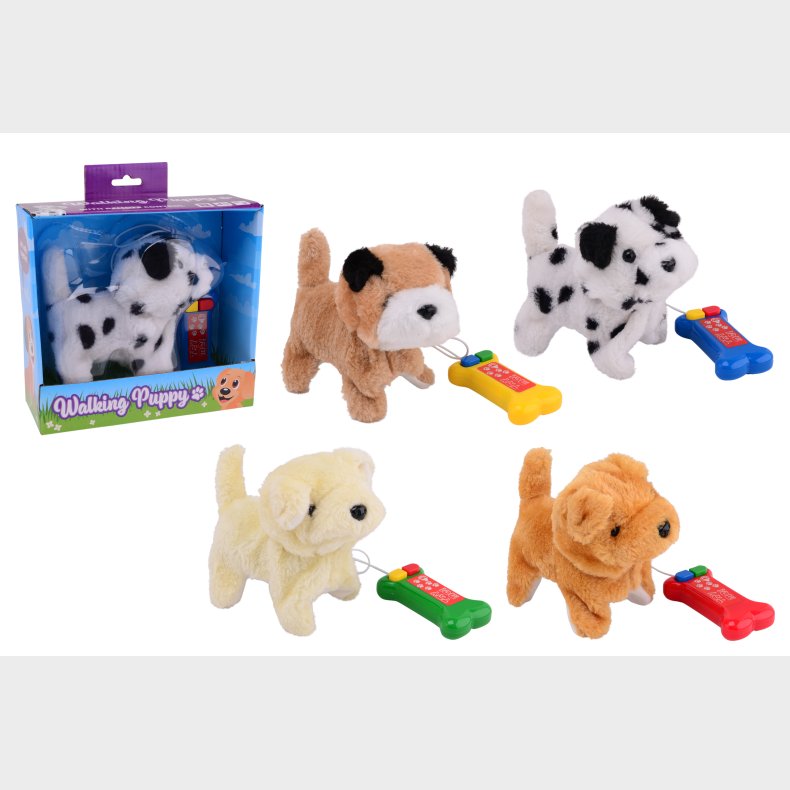 Walking puppy 4 assorted (ctn 12 pcs)