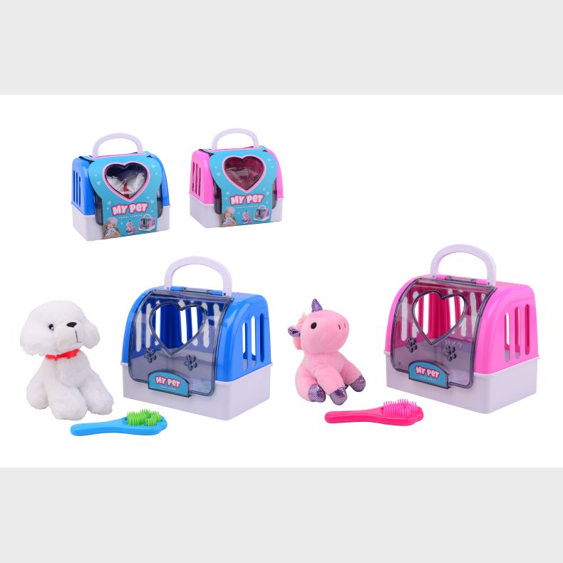 Pet travel house, 2 assorted (ctn 6 pcs)