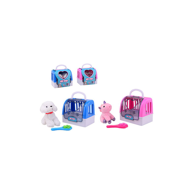 Pet travel house, 2 assorted (ctn 6 pcs)