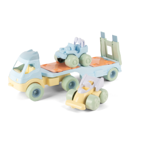 Pastel Genbrug Lastbil M/2 Biler Plastikhjul (ctn 4 pcs)