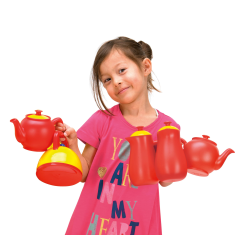 Dantoy - Tea set in net (ctn 8 pcs)