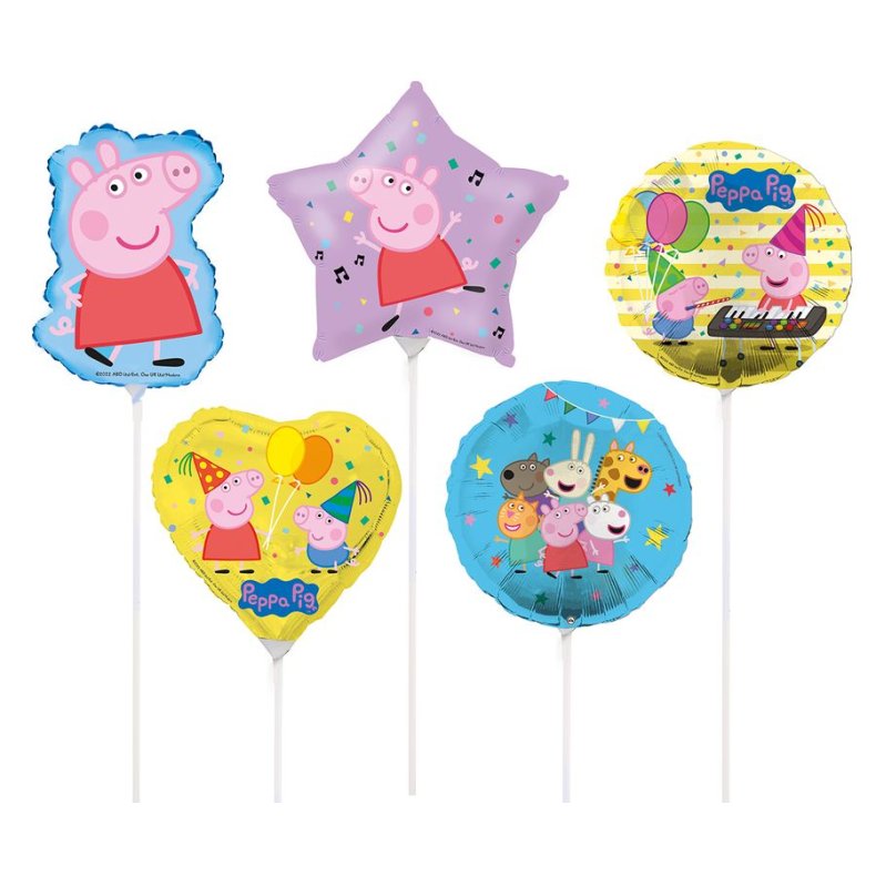 Folie balloner Peppa Pig 25 stk