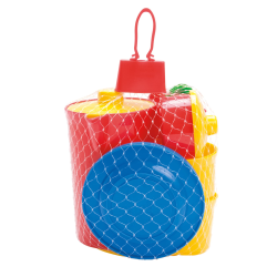 Dantoy - Coffee set in net (ctn 8 pcs)