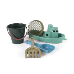 Dantoy - Blue Marine Toys Boat and Sand Set (ctn 6 pcs)