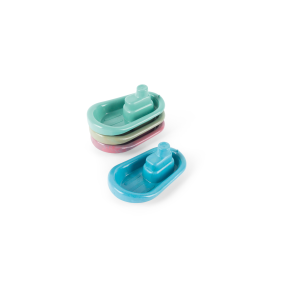Dantoy - Blue Marine Toys Boat set, 4-pack (ctn 12 pcs)