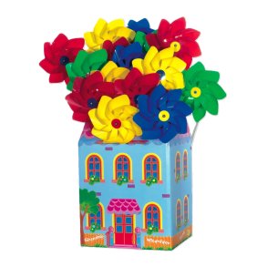 Giobas - Windmill set  48 pcs in Display- D31S � 20cm Wooden stick