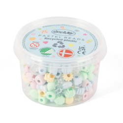  Pastel Genbrug Perler 280 Stk. (ctn 18 pcs)