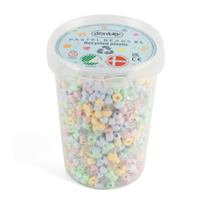 Pastel Genbrug Perler 1580 Stk. (ctn 6 pcs)