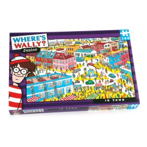 Where's Wally In Town 100pc Puzzle (ctn 6 pcs)  - Levering medio april!