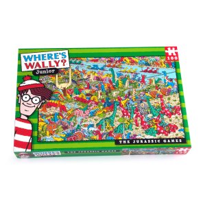 Where's Wally Jurassic 100pc Puzzle (ctn 6 pcs)  - Levering medio april!