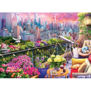 New York Rooftop Garden, Smart Cut(1000) (ctn 6 pcs)