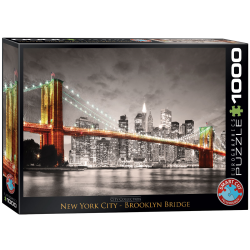 New York City Brooklyn Bridge, 1000 pcs, Smart Cut (ctn 6 pcs)