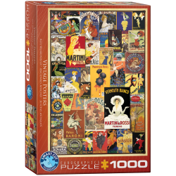 Vintage Posters, 1000 pcs, Smart Cut (ctn 6 pcs)