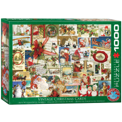 Vintage Christmas Cards Smart Cut 1000 pcs (ctn 6 pcs)