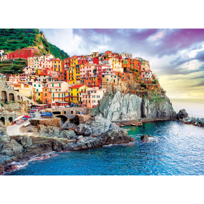 Manarola Cinque Terre Italy, 1000 pcs,  Smart Cut (ctn 6 pcs)