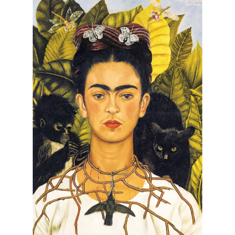 Self-Portrait with Hummingbird,  Frida Kahlo, 1000 pcs, Smart Cut (ctn 6 pcs)