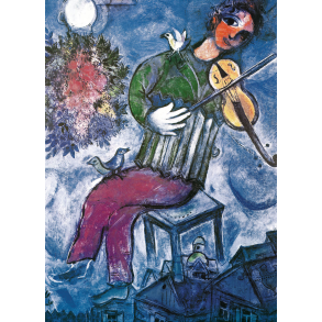 The Blue Violinist, Marc Chagall, 1000 pcs, Smart Cut (ctn 6 pcs)