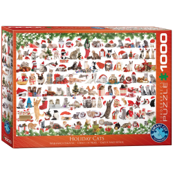 Holiday Cats Smart Cut 1000 pcs (ctn 6 pcs)