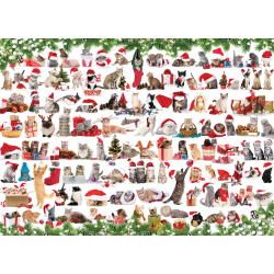 Holiday Cats Smart Cut 1000 pcs (ctn 6 pcs)